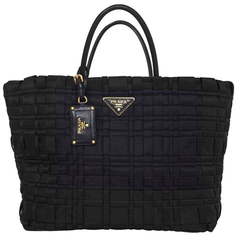 prada metallic woven leather tote bag|prada tote bag nylon.